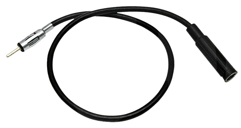 Extensie antenă, lungime: 500 mm - DIN 150 Ohm tată la DIN 150 Ohm mamă ecranare din împletitură de cupru