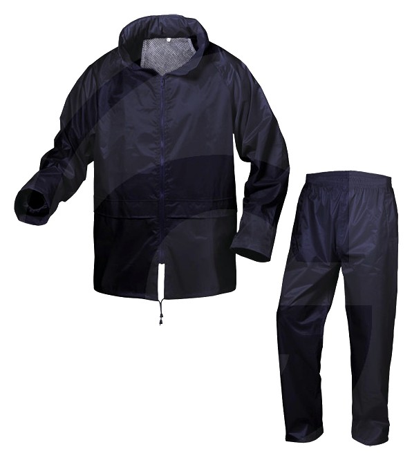 Set impermeabil albastru