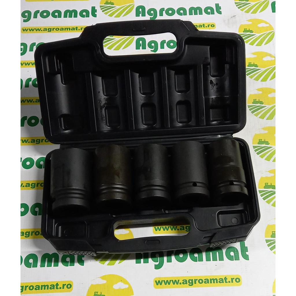 Trusa cap tubulare profesionale de impact cu patrat 25.4mm (1 inch) 5 piese 32-41mm