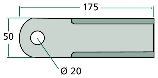Cutit tocator - plat