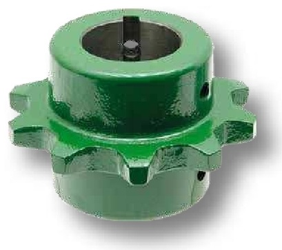 Pinion de lant - interior, arbore transportor înclinat superior