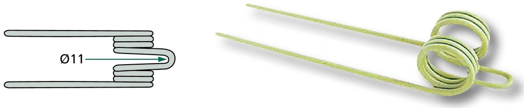 Gheare elastice 296 mm