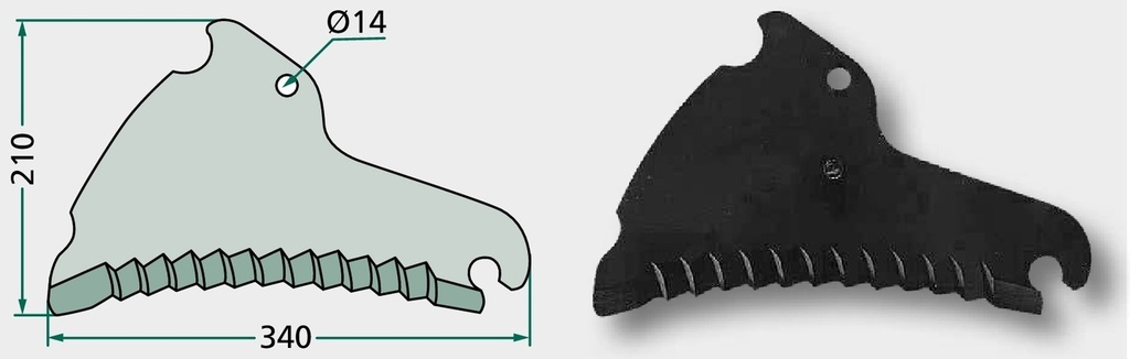 Cutite acoperit cu material dur