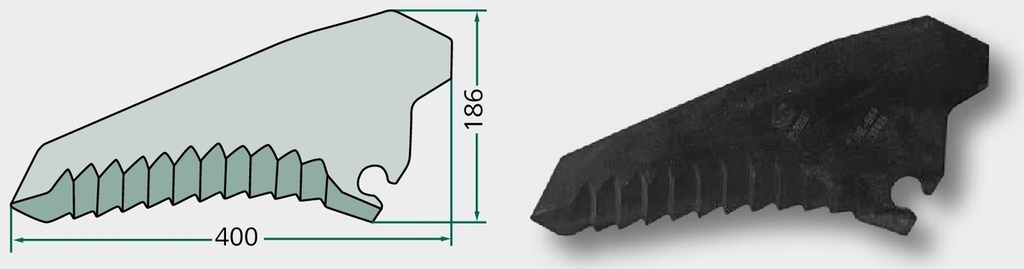 Cuțite - acoperit cu material dur