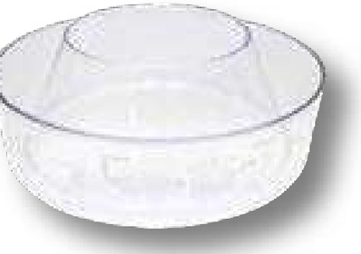 Pahar filtru Ø ext. = 266,7 Diametru int. sus = 141,2 Înălțime 101.6 mm