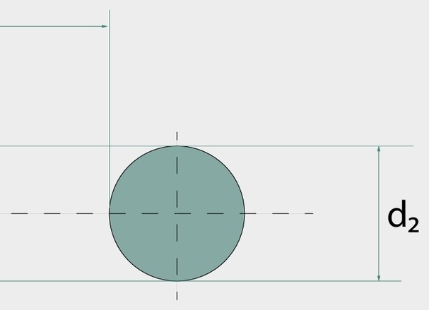 O-ring, U.V. 10 2,9 mm