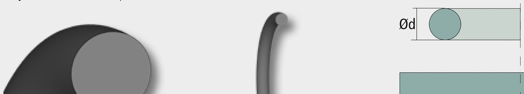 Cablu rotund Viton (m) Cauciuc fluorurat (FKM / Viton)