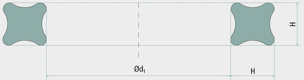 X-ring Viton Cauciuc fluorurat (FKM / Viton)