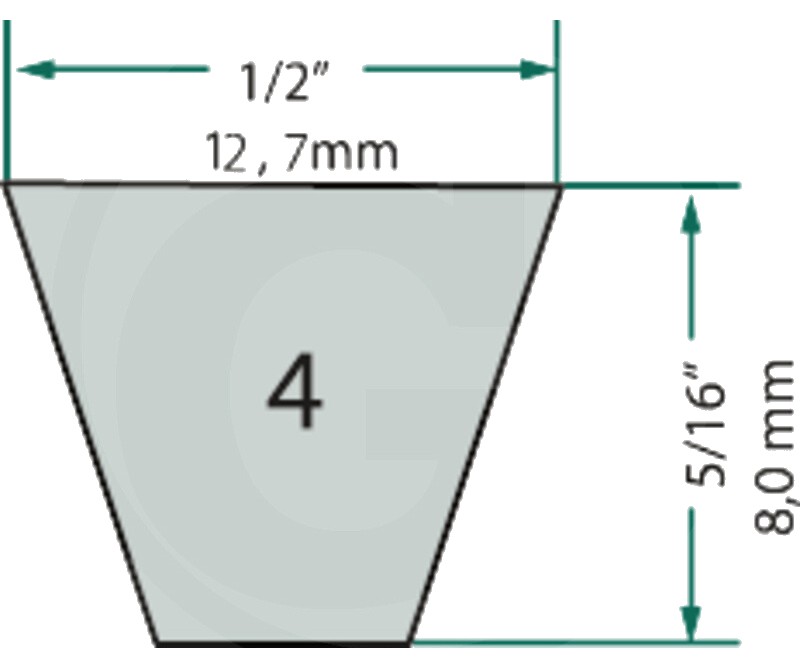 by PIX Curea trapezoidală - 4L510K