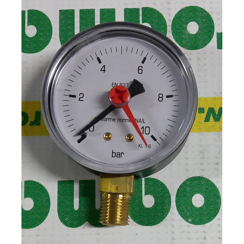 Manometru Ø63 1/4" 0-10bar