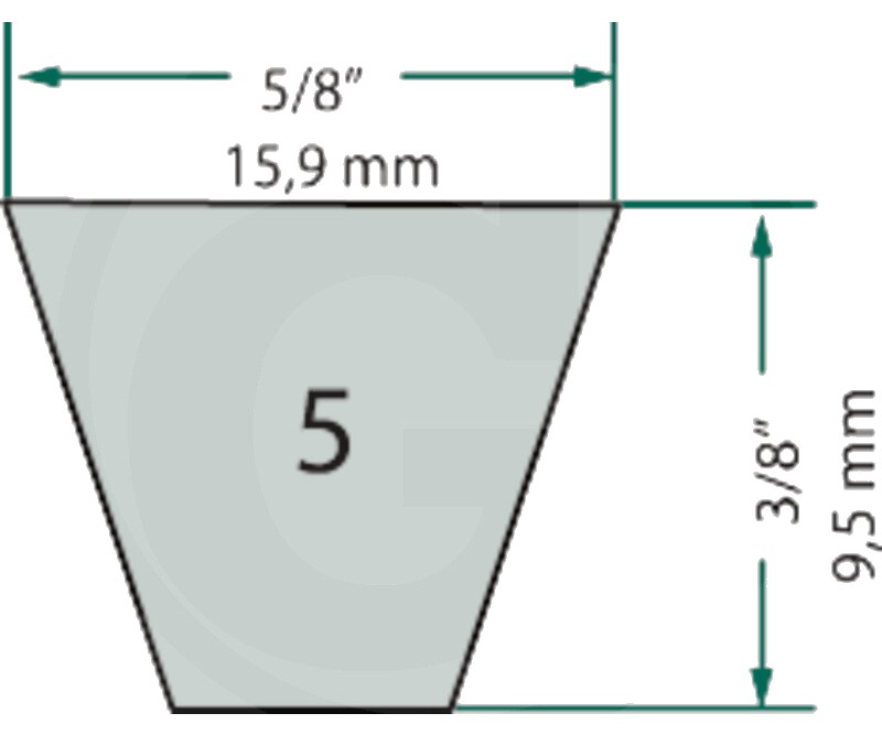 by PIX Curea trapezoidală - 5L470K