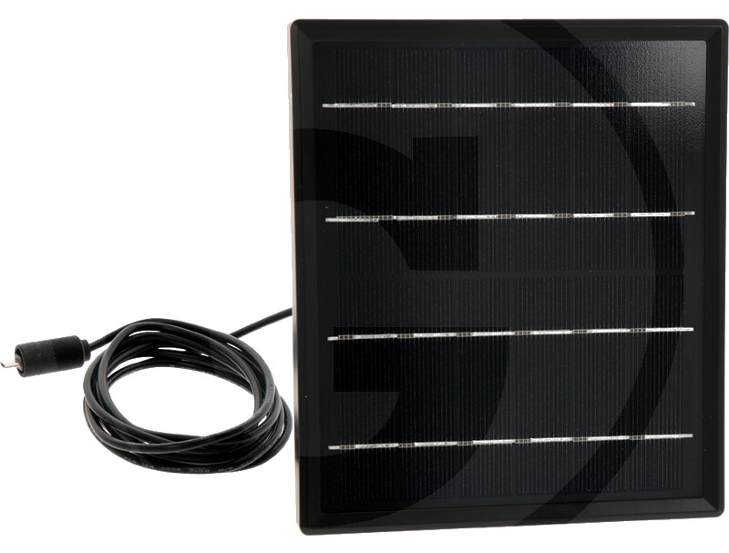 Incarcator solar FarmCam Mobility Acest panou solar încarcă bateria camerei FarmCam Mobility în lumina soarelui. O soluț