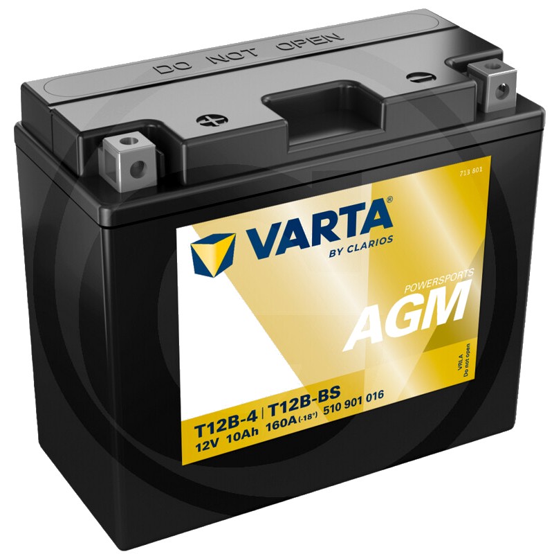 Varta Baterie POWERSPORTS AGM 12 V / 12 Ah - Baterie de pornire, încărcată uscat, cu pachet acid, fără întreținere