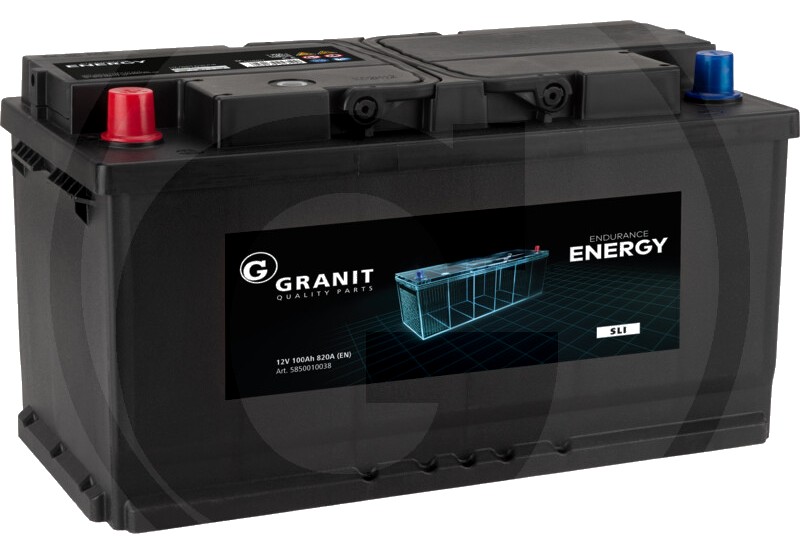 ENDURANCE ENERGY Baterie 12 V / 100 Ah - umpluta, preincarcata, nu necesita intretinere, tehnologie Ca/Ca