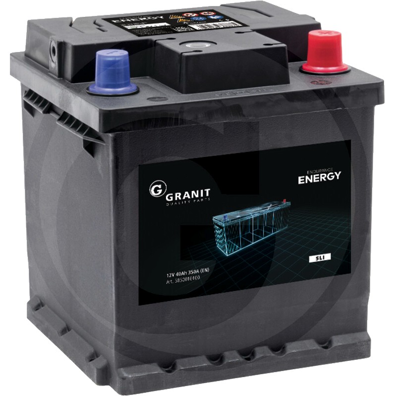 ENDURANCE ENERGY Baterie 12 V / 40 Ah - umpluta, preincarcata, nu necesita intretinere, tehnologie Ca/Ca