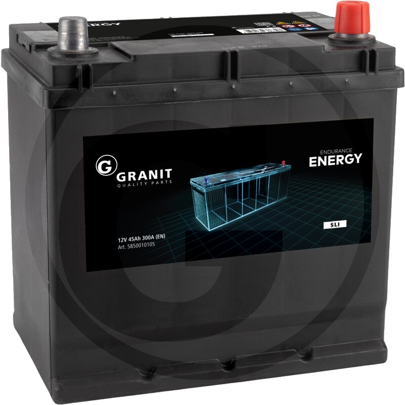 ENDURANCE ENERGY Baterie 12 V / 45 Ah - umpluta, preincarcata, nu necesita intretinere, tehnologie Ca/Ca