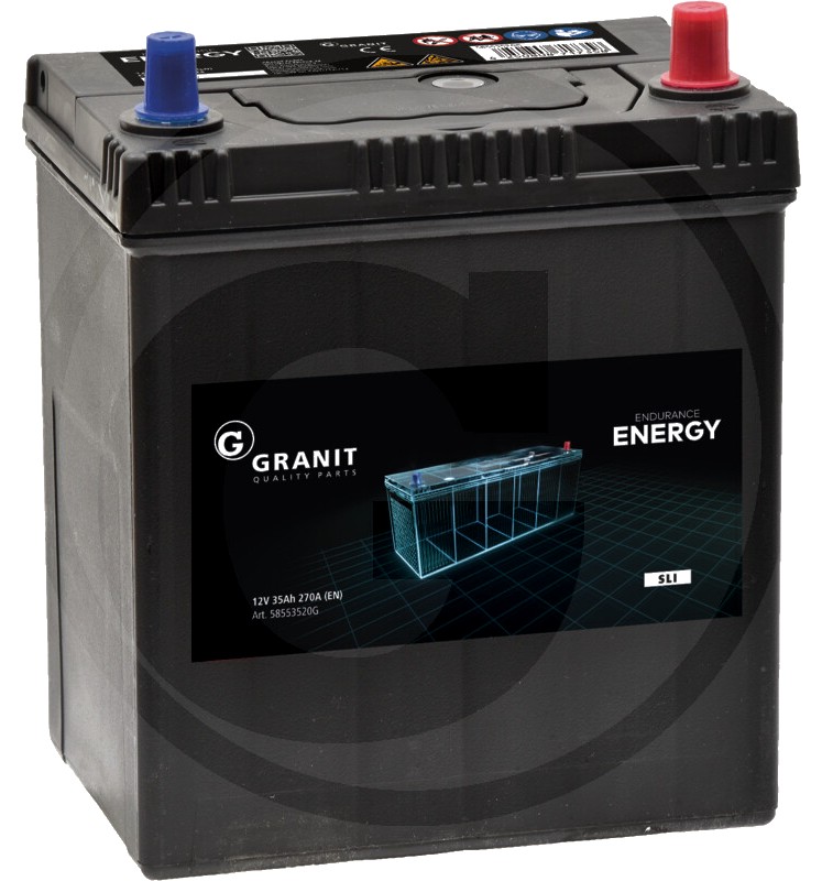 ENDURANCE ENERGY Baterie 12 V / 35 Ah - umpluta, preincarcata, nu necesita intretinere, tehnologie Ca/Ca