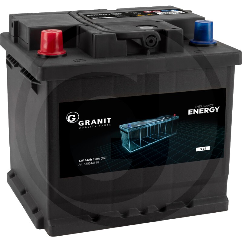 ENDURANCE ENERGY Baterie 12 V / 44 Ah - umpluta, preincarcata, nu necesita intretinere, tehnologie Ca/Ca