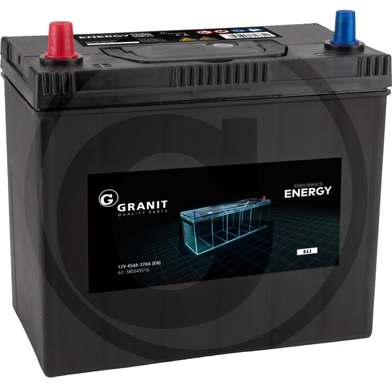 ENDURANCE ENERGY Baterie 12 V / 45 Ah - umpluta, preincarcata, nu necesita intretinere, tehnologie Ca/Ca