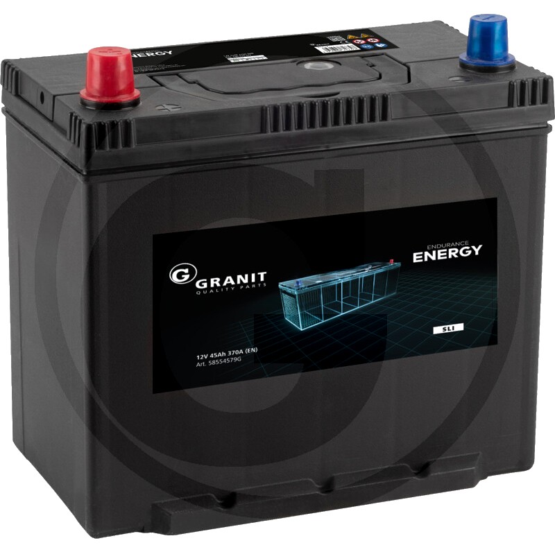 ENDURANCE ENERGY Baterie 12 V / 45 Ah - umpluta, preincarcata, nu necesita intretinere, tehnologie Ca/Ca
