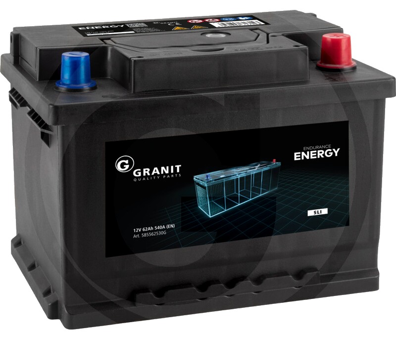 ENDURANCE ENERGY Baterie 12 V / 62 Ah - nu necesita intretinere, tehnologie Ca/Ca