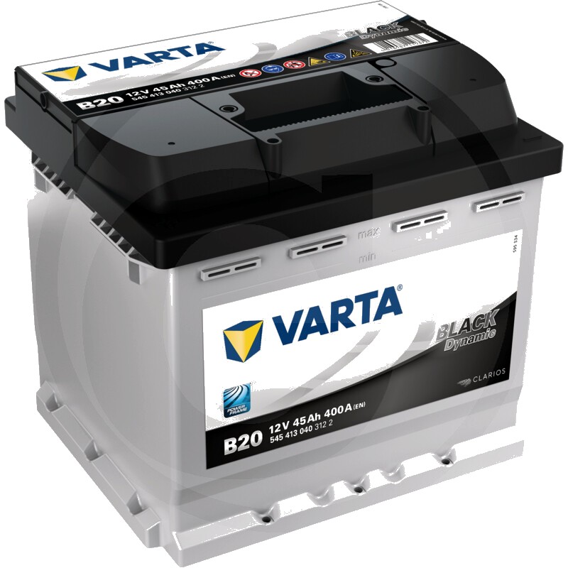 Varta Baterie Black Dynamic 12 V / 45 Ah - Baterie de pornire cu tehnologie Ca / Ca, umpluta si incarcata, fara intretin