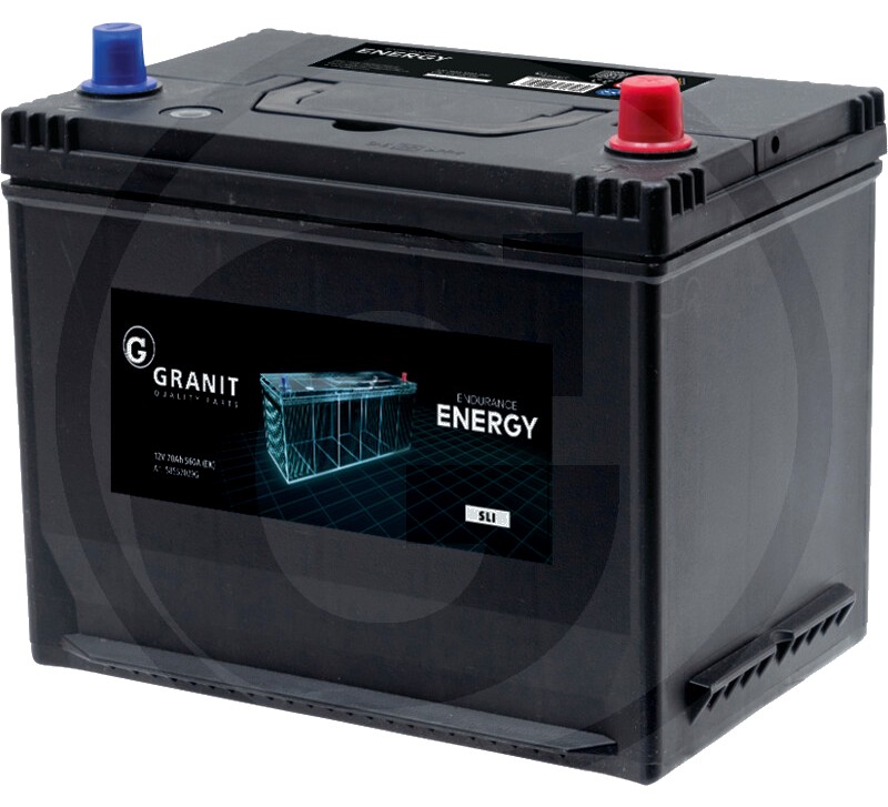 ENDURANCE ENERGY Baterie 12 V / 70 Ah - umpluta, preincarcata, nu necesita intretinere, tehnologie Ca/Ca