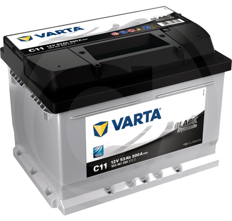 Varta Baterie Black Dynamic 12 V / 53 Ah - Baterie de pornire cu tehnologie Ca / Ca, umpluta si incarcata, fara intretin