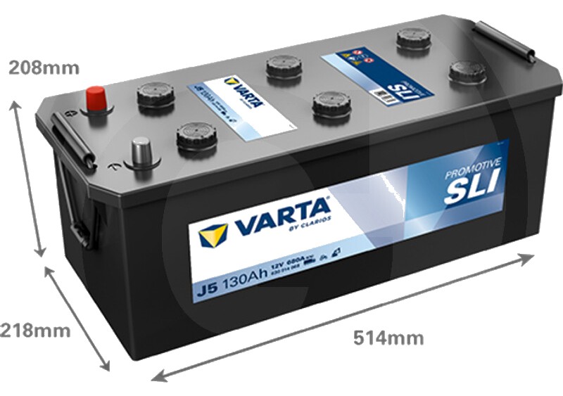 Varta Baterie de pornire 12V / 130Ah - Baterie de pornire cu tehnologie Ca / Ca, umpluta si incarcata, fara intretinere