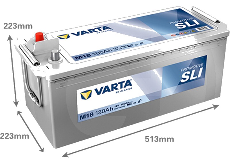 Varta Baterie de pornire 12 V, 180 Ah, SHD - VARTA® ProMotive Silver
