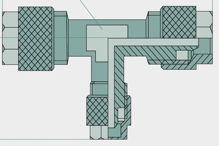 A-WV-12/9-PP Conector unghiular din polipropilena Material sintetic (PP)