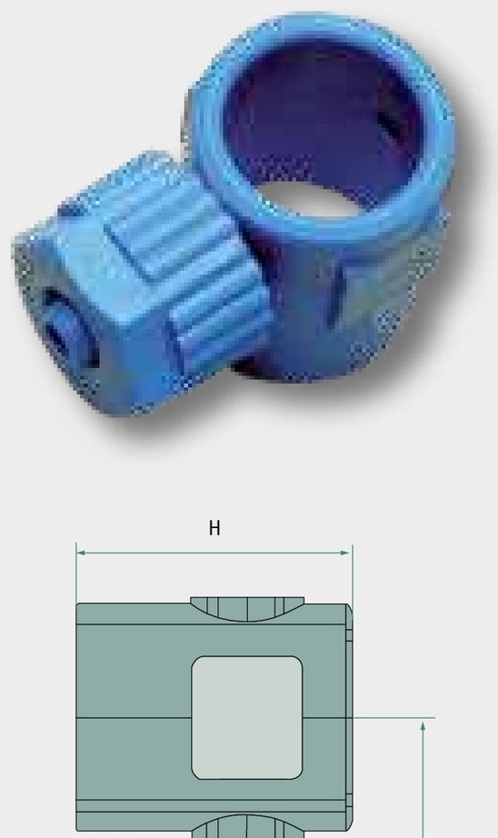 A-WS-6/4-1/8-PP P - Cot pivotant G 1/8"