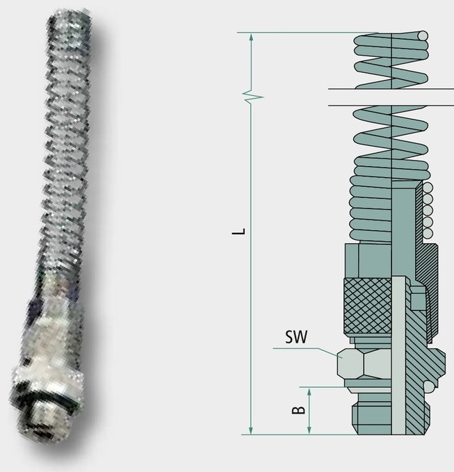 A-GEF-10/8-1/4-MSv v - Racord drept, cu filet exterior G 1/4"