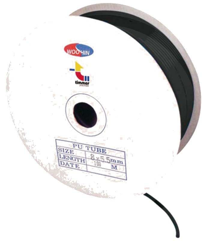 U.A. 50 H-PUR-16/11-50-negru R - - Furtun PU flexibil, marfa tip rola