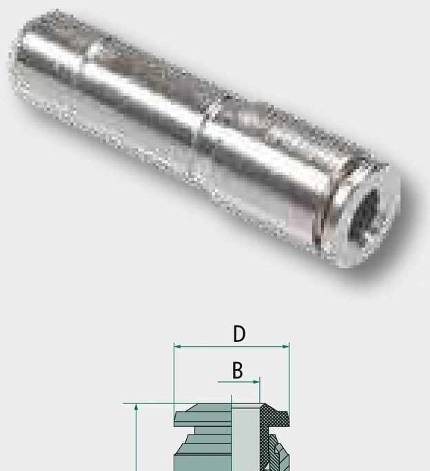 BK-GRZ-5-4-MSv Conector drept, reductie 4 mm