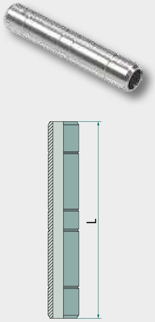 BK-GDS-4-MSv Conector drept dublu 31 mm