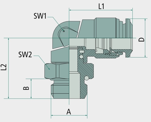 BK-WEd-4-M5-MSv Racord in unghi, cu filet exterior M5