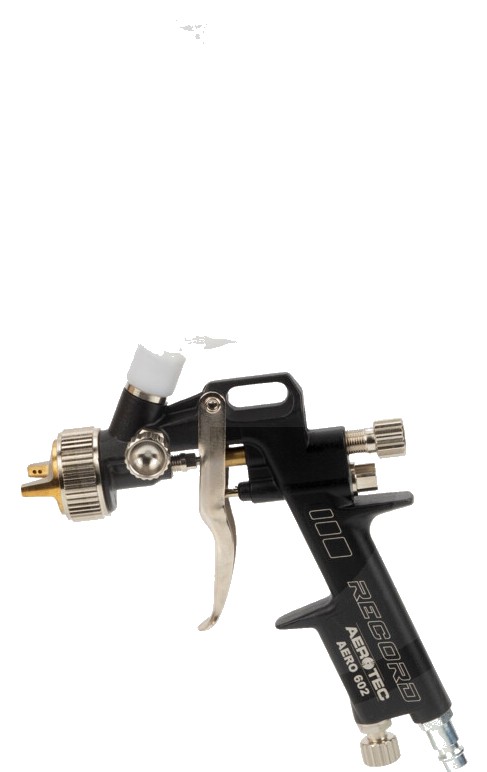 Pistol de lacuit Pistol cu diuza montata de 1,4 mm. (Alte duze disponibile în următoarele dimensiuni: 0,8- 2,5 mm)