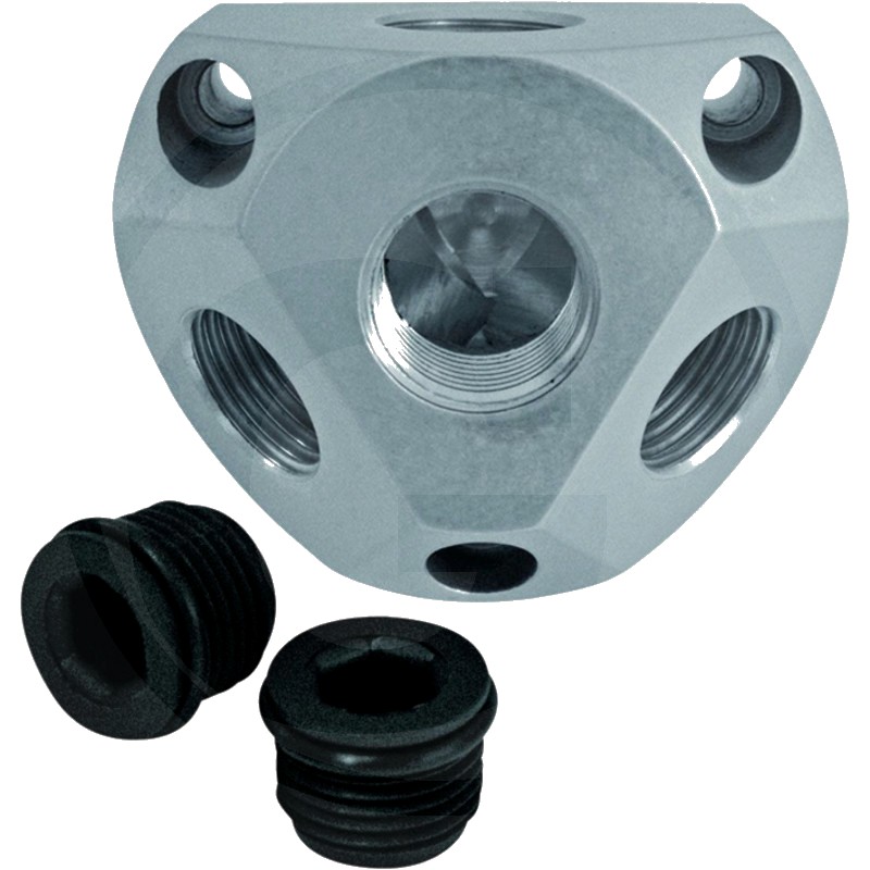 Luftverteilerdose 3/4" Alu