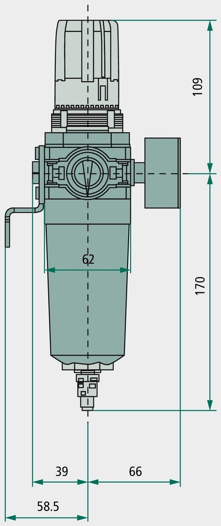 Unitate de întreținere WH-KÖ4-1 / 2-10-M G1 / 2 (2x)