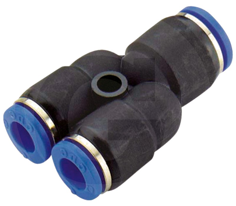 B-YVr-2x8-10-KU Conector tip Y Plastic,