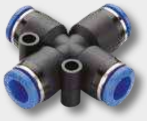 Racord în cruce B-KV-6-KU Plastic,