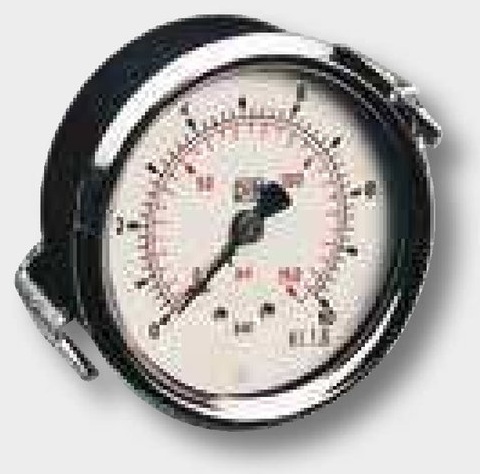 M-DH-50-1/0-1/4-St-bar/psi D=50mm conexiune spate G1 / 4 (2x)