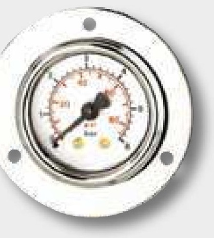 M-FH-40-0/6-1/8-St-bar/psi D=40mm conexiune spate G1 / 8 (2x)