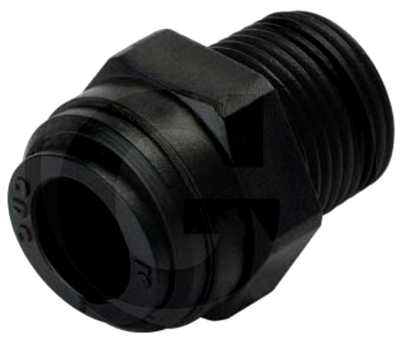 B-GEk-6-1/4-KU-H2O Racord drept cu filet exterior 16,1 mm