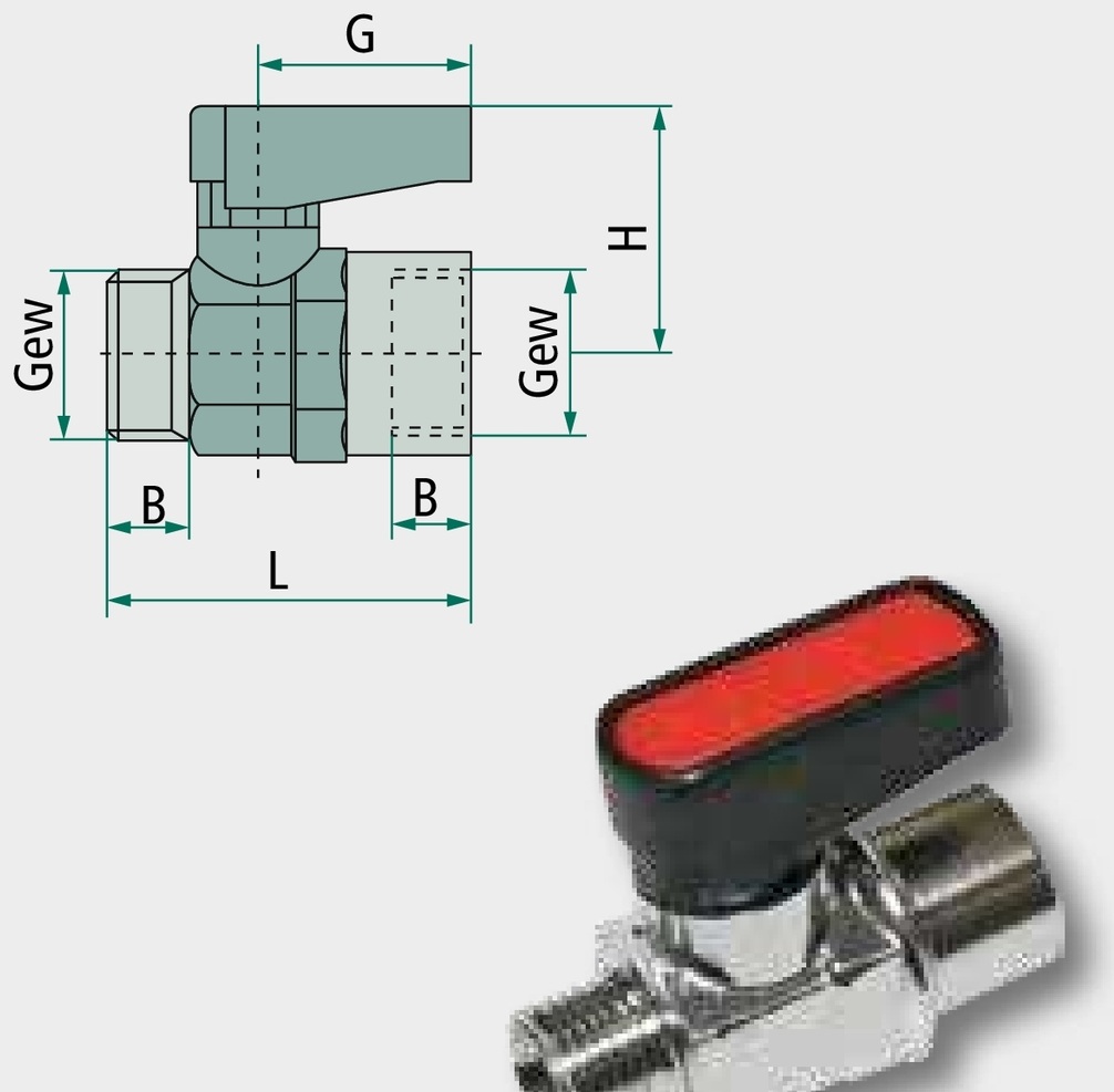 K-MI-6410-1/8-22-IA-MSv e - deservire manuală G1/8"