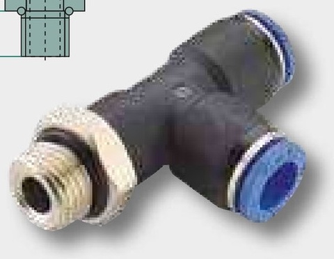 B-LEd-4-1/8-KU Racord tip L, cu filet ex G 1/8"