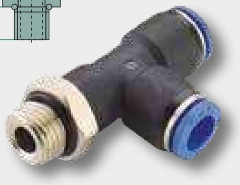 B-LEd-12-3/8-KU Racord tip L, cu filet e G 3/8”