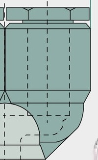 B-YE-6-1/8-KU Racord tip Y cu filet exte G 1/8"