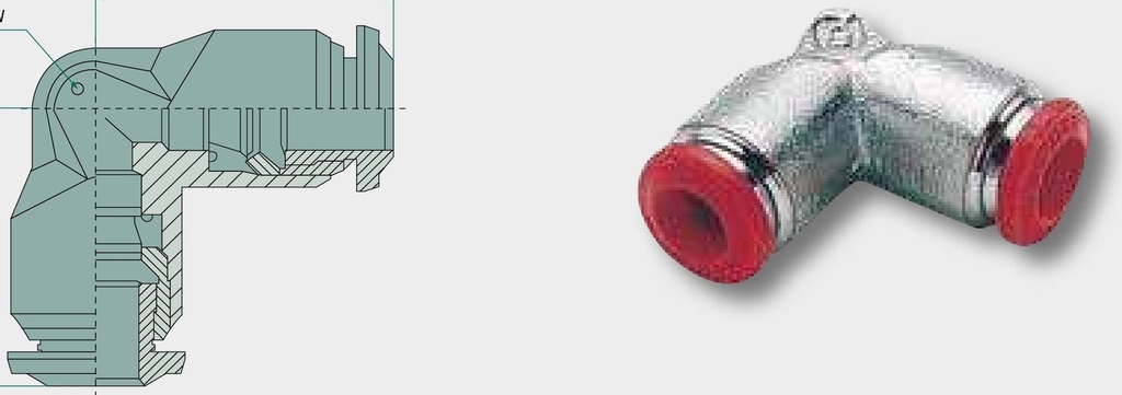 B-WV-14-MSv Conector unghiular 32,5 mm